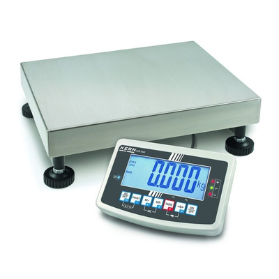 Kern Weighing Scale, 300kg Weight Capacity Type C - European Plug, Type G - British 3-pin, With RS Calibration