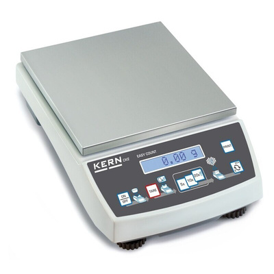 Kern Weighing Scale, 3.6kg Weight Capacity Type C - European Plug, Type G - British 3-pin, With RS Calibration