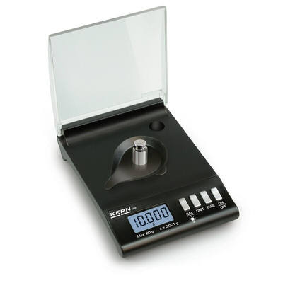 Kern Weighing Scale, 60kg Weight Capacity Type C - European Plug, Type G - British 3-pin, With RS Calibration
