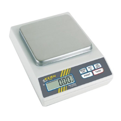 Kern Weighing Scale, 6kg Weight Capacity Type B - North American 3-pin, Type C - European Plug, Type G - British 3-pin