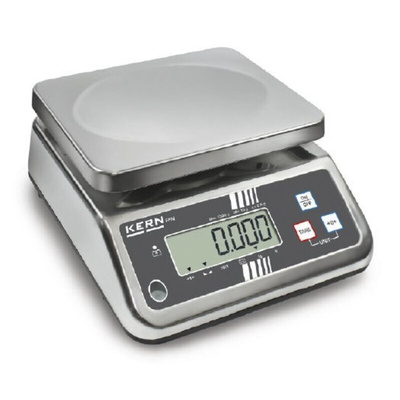 Kern Weighing Scale, 15kg Weight Capacity Type C - European Plug, With RS Calibration