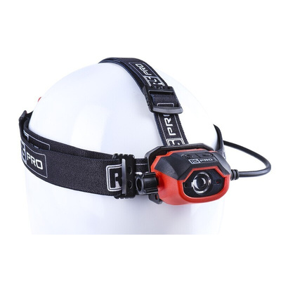 RS PRO LED Head Torch 450 lm, 100 m Range