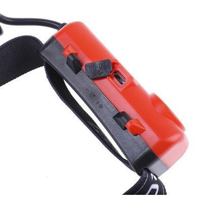 RS PRO LED Head Torch 450 lm, 100 m Range