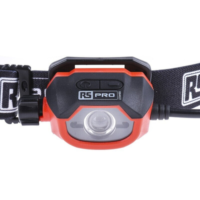 RS PRO LED Head Torch 450 lm, 100 m Range