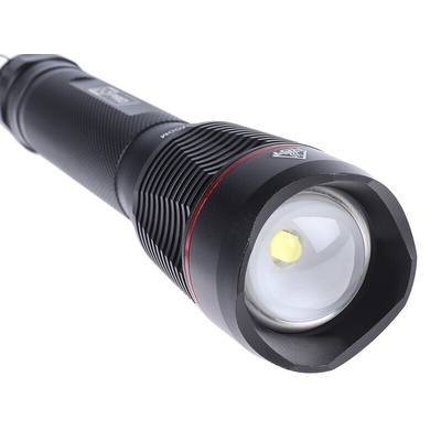 RS PRO LED Torch Black 2600 lm, 240 mm