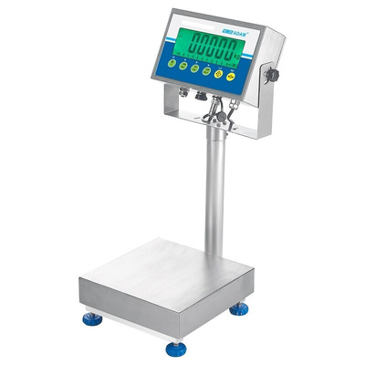 Adam Equipment Co Ltd Waterproof Weighing Scale, 8kg Weight Capacity Type G - British 3-pin, Type C - Europlug, Type I