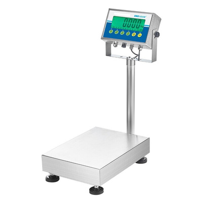 Adam Equipment Co Ltd Waterproof Weighing Scale, 35kg Weight Capacity Type G - British 3-pin, Type C - Europlug, Type I