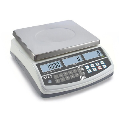 Kern Weighing Scale, 6kg Weight Capacity Type C - European Plug, Type G - British 3-pin, Type J - Swiss 3-pin PreCal