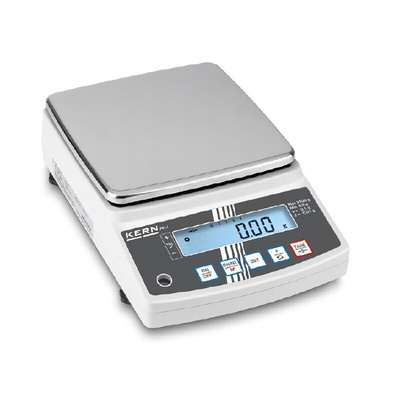 Kern Weighing Scale, 12kg Weight Capacity Type B - North American 3-pin, Type C - European Plug, Type G - British 3-pin