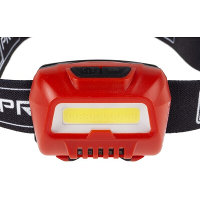 RS PRO COB LED Head Torch 350 lm