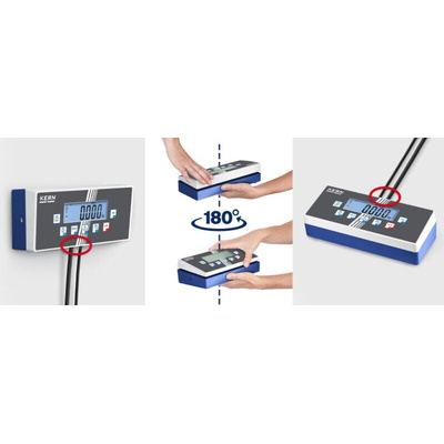 Kern Weighing Scale, 120kg Weight Capacity Type B - North American 3-pin, Type C - European Plug, Type G - British 3-pin