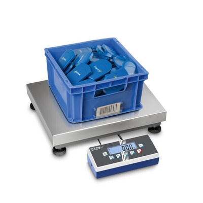 Kern Weighing Scale, 300kg Weight Capacity Type B - North American 3-pin, Type C - European Plug, Type G - British 3-pin