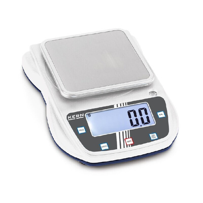 Kern Weighing Scale, 3kg Weight Capacity Type C - European Plug, Type G - British 3-pin, With RS Calibration