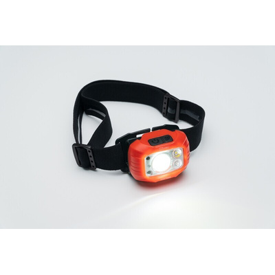 RS PRO LED Head Torch 420 lm, 124 m Range
