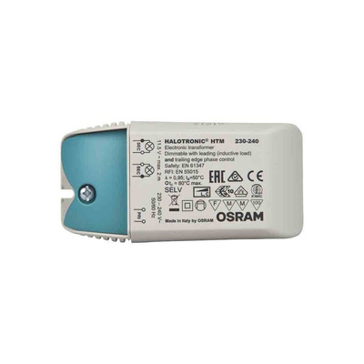 Osram 1 35 → 105W Light Transformer, 230 → 240V ac, 11.3V ac