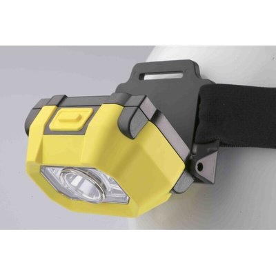 RS PRO ATEX LED Head Torch 200 lm, 100 m Range