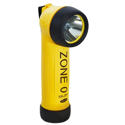 Wolf Safety TR-35+ ATEX, IECEx LED Torch Yellow 130 lm, 200 mm