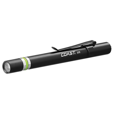 Coast A8R LED Pen Torch Black - Rechargeable 12 lm, 110 mm