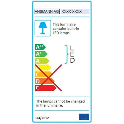 Ansmann LED, Inspection Lamp, Handheld, IP20