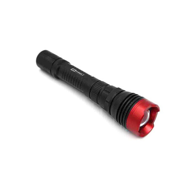 RS PRO F20R LED Torch Black, Red 250 lm, 150 mm