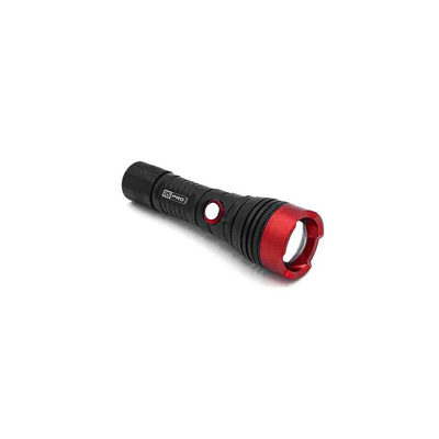 RS PRO F21 LED Torch Black, Red 600 lm, 163 mm