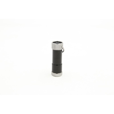 RS PRO LED Keyring Torch Black 10 lm, 53 mm