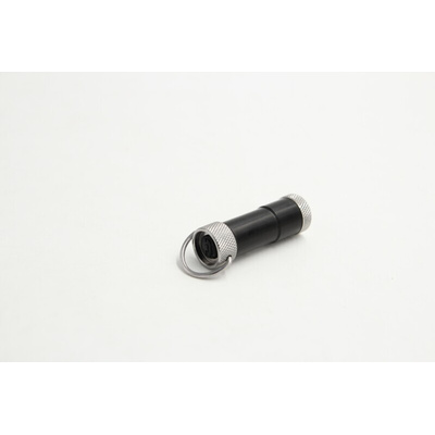 RS PRO LED Keyring Torch Black 10 lm, 53 mm