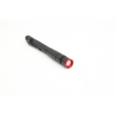 RS PRO LED Pen Torch Black - Rechargeable 400 lm, 155 mm