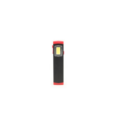 RS PRO LED Pocket Torch Black, Red - Rechargeable 400 lm, 89 mm