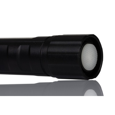 RS PRO UV LED Torch Black, Red 2.7 lm, 147 mm