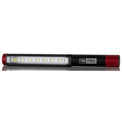 RS PRO LED Pen Torch Black 275 lm, 154 mm