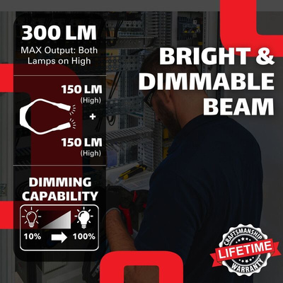 Observer Tools LED, Neck Torch, Flexible Arm, 300 Lumens, IP54