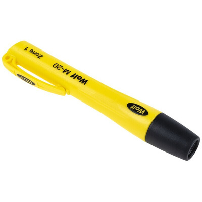 Wolf Safety M-20 ATEX Xenon Pen Torch Yellow 15 lm, 145 mm