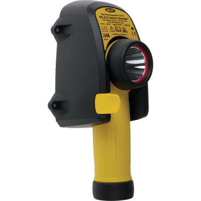 Wolf Safety R-50H ATEX, IECEx LED Torch Yellow - Rechargeable 80 lm, 195 mm