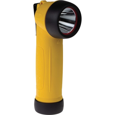 Wolf Safety R-50H ATEX, IECEx LED Torch Yellow - Rechargeable 80 lm, 195 mm