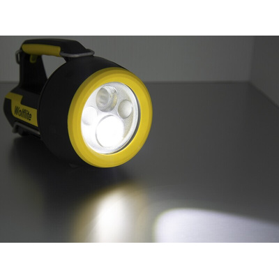 Wolf Safety XT-70H ATEX LED Hand Lamp Black - Rechargeable 350 lm
