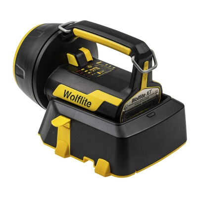 Wolf Safety XT-70H ATEX LED Hand Lamp Black - Rechargeable 350 lm