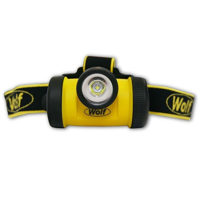 Wolf Safety ATEX, IECEx LED Head Torch 130 lm, 2.5 m Range