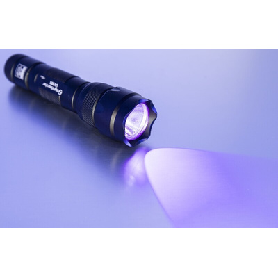 Nightsearcher UV395 UV LED Tactical Torch Black, 132 mm