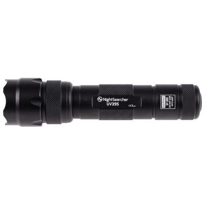 Nightsearcher UV395 UV LED Tactical Torch Black, 132 mm