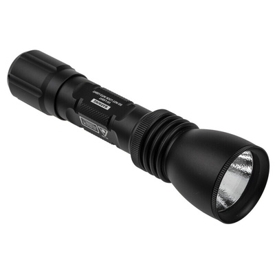 Nightsearcher UV365 UV LED Keyring Torch Black - Rechargeable, 153 mm