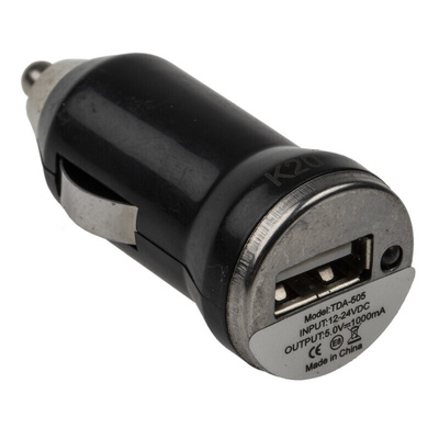 Nightsearcher UV365 UV LED Keyring Torch Black - Rechargeable, 153 mm