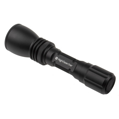 Nightsearcher UV365 UV LED Keyring Torch Black - Rechargeable, 153 mm
