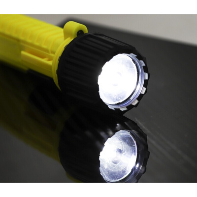 RS PRO ATEX LED Torch Yellow 157 lm, 172 mm