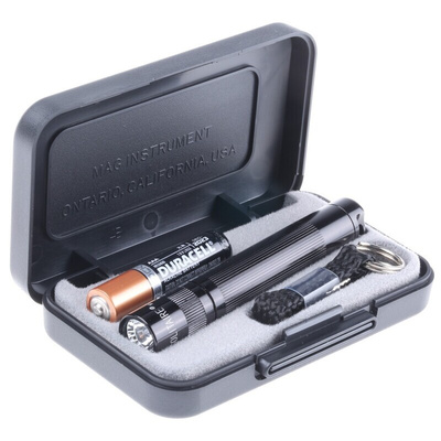 Maglite Solitaire Incandescent Pocket Torch Black 2 lm, 80 mm
