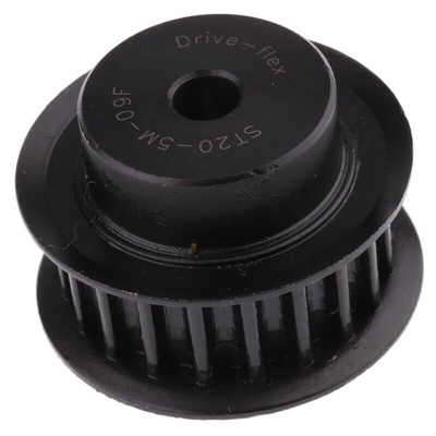 RS PRO Timing Belt Pulley, Steel 9mm Belt Width x 5mm Pitch, 20 Tooth