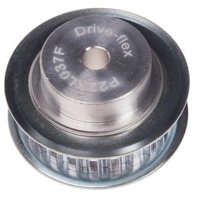 RS PRO Timing Belt Pulley, Aluminium 14.3mm Belt Width x 5mm Pitch, 22 Tooth