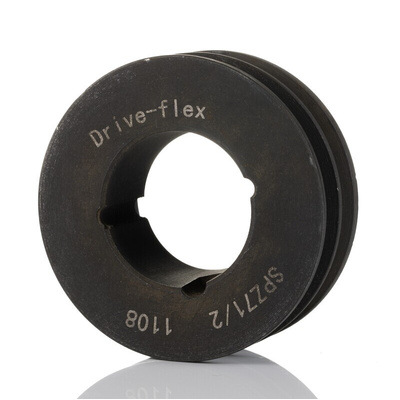 RS PRO Pulley, Cast Iron, Steel 9.7mm Belt Width x 71mm Pitch