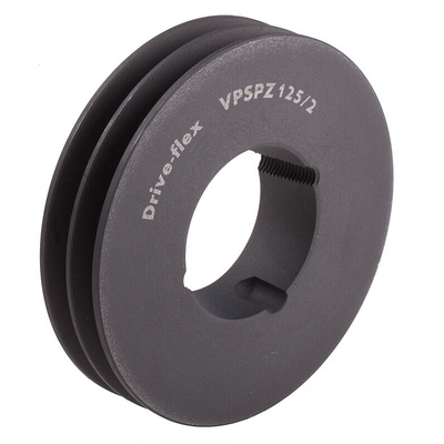 RS PRO Pulley, Cast Iron, Steel