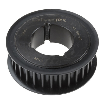 RS PRO Timing Belt Pulley, Steel 28mm Belt Width x 8mm Pitch, 30 Tooth
